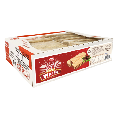 OLY  Napolitane cu multa crema de Cacao (De Post) 45 g. x 50 cutie