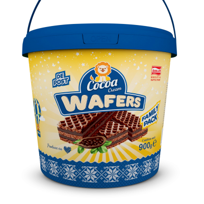 Arslan Wafers de cacao cu multa crema de cacao Galeata De post 900 Gr. Arslan Wafers de cacao cu multa crema de cacao Galeata De post 900 Gr.