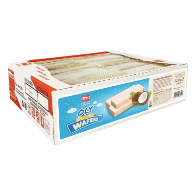 OLY Napolitane cu multa crema de Cocos 45 g. x 50 cutie