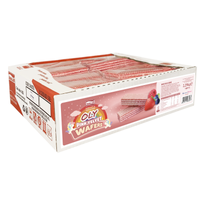 OLY Napolitane cu multa crema de Coacaze, Zmeura şi Capsuni 45g. x 50buc. / cutie