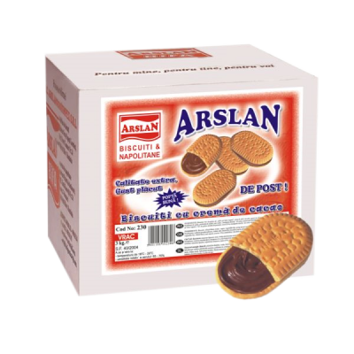 Biscuiti Arslan cu crema de cacao
